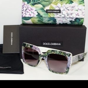 DOLCE & GABANNA GORGEOUS FLORAL SUNGLASSES